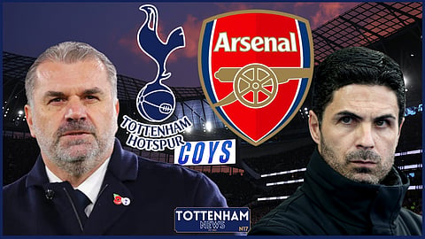 Tottenham will face Arsenal in the North London derby on Sunday