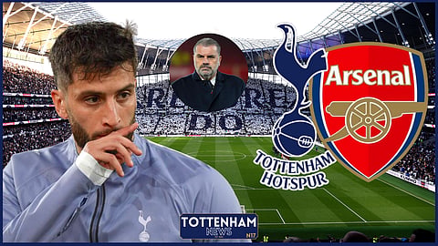 Rodrigo Bentancur starts for Tottenham against Arsenal