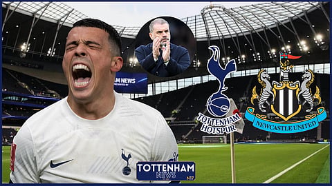 Pedro Porro came off injured for Tottenham against Newcastle United