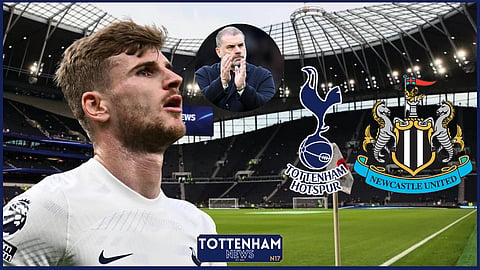 Timo Werner starts for Tottenham against Newcastle United