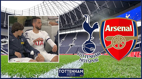 Rodrigo Bentancur reaction stuns in Tottenham v Arsenal as footage emerges