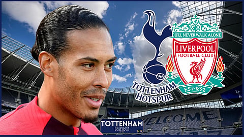Virgil Van Dijk could miss out for Liverpool against Tottenham