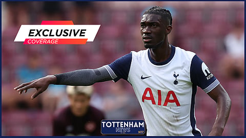 Tottenham midfielder Yves Bissouma