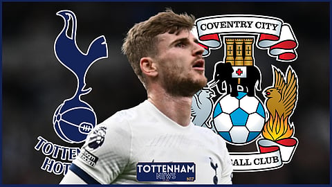 Timo Werner struggled for Tottenham against Coventry City