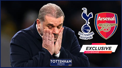 Tottenham face Arsenal on Sunday