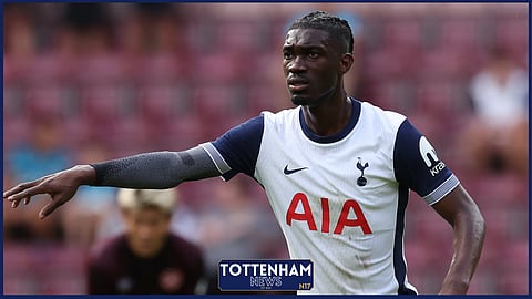 Tottenham midfielder Yves Bissouma