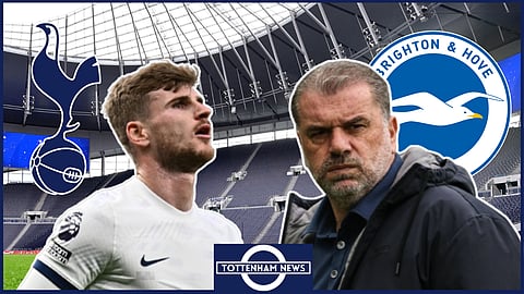 Ange Postecoglou makes Timo Werner decision in Tottenham v Brighton. Credit: Imago