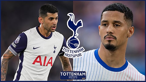 Tottenham star Cristian Romero and William Saliba are two of the best defenders in the Premier League (Credit: Imago)
