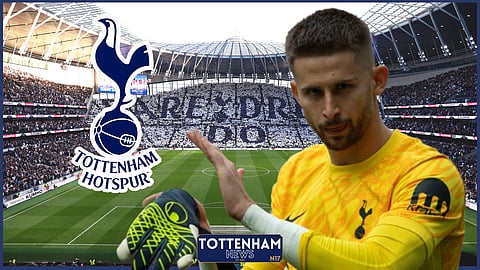 Tottenham goalkeeper Guglielmo Vicario (Credit: Imago)