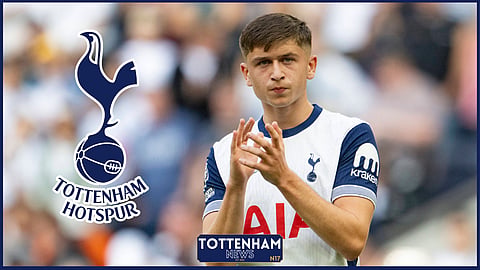 Mikey Moore is a rising star at Tottenham. (Credit: Imago)