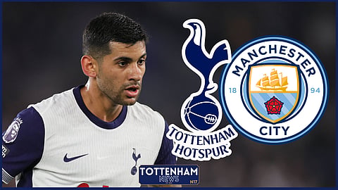 Cristian Romero will miss out for Tottenham against Manchester City (Credit: Imago)