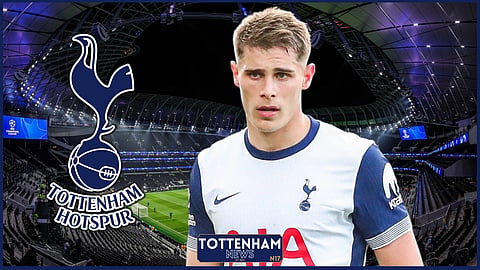 Tottenham defender Micky van de Ven. (Credit: Imago)