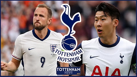 Tottenham striker Son Heung-min and former teammate Harry Kane