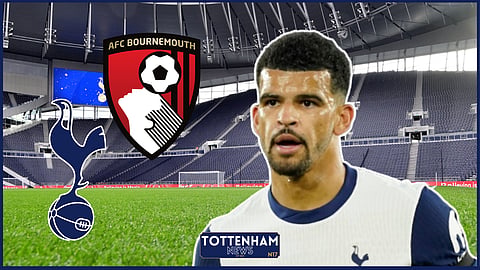 Dominic Solanke availability update ahead of Bournemouth v Tottenham. Credit: Imago