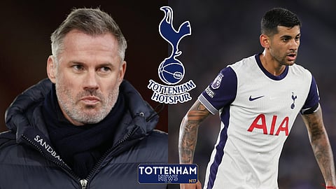 Jamie Carragher slammed Cristian Romero in Tottenham v Chelsea