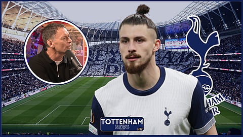 Chris Sutton blasts Tottenham ace Radu Dragusin. (Credit - Imago/Daily Mail Football on YouTube)