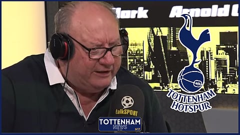 Alan Brazil was left baffled by a Tottenham decision v Arsenal (Credit: talkSPORT via YouTube).