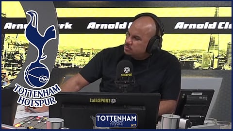 Gabby Agbonlahor shared his thoughts on Tottenham (Credit: talkSPORT via YouTube).