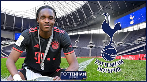 Mathys Tel could be on the move to Tottenham. (Credit: Imago)