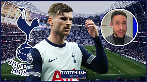 Timo Werner is doomed at Tottenham. (Credit - Imago/NBC Sports on YouTube)