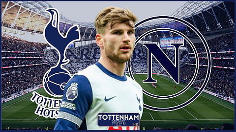 Napoli want to sign Tottenham ace Timo Werner. (Credit - Imago)