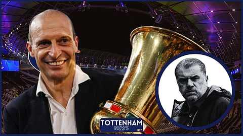 Massimiliano Allegri could replace Ange Postecoglou at Tottenham (Credit: Imago)