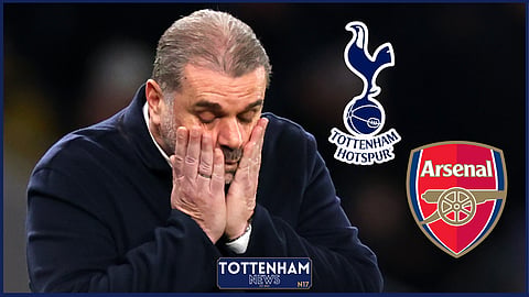 Tottenham were beaten by Arsenal in the Premier League
