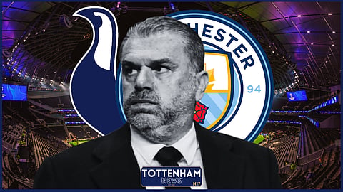 Tottenham manager Ange Postecoglou could replace Pep Guardiola at Manchester City (Credit: Imago)