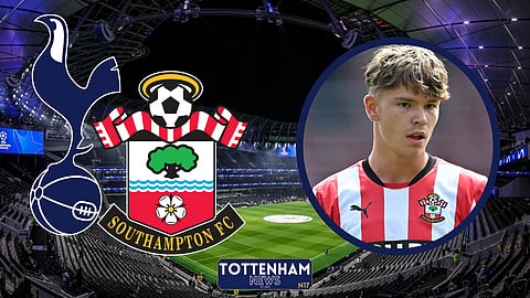 Southampton star Tyler Dibling could join Tottenham (Credit: Imago)