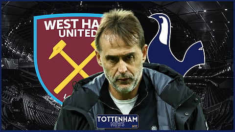 Under-fire West Ham boss Julen Lopetegui has been linked with the Tottenham job (Credit: Imago)