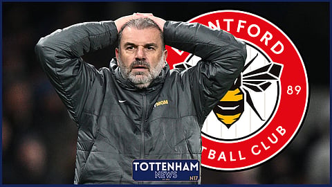 Tottenham and Ange Postecoglou are preparing to face Brentford (credit: Imago)