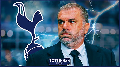 Ange Postecoglou faces the sack at Tottenham. (Credit: Imago)