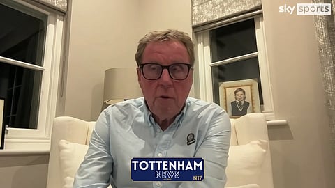 Harry Redknapp discusses developments at Tottenham. (Credit: Sky Sports News)