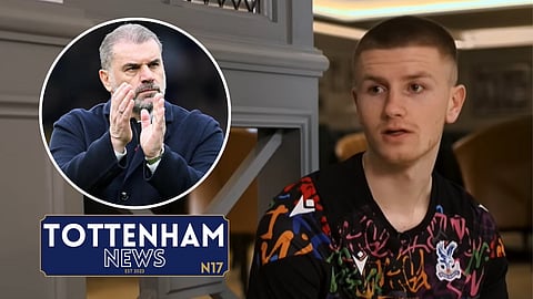 Tottenham have been linked with a move for Adam Wharton. Credit: Crystal Palace YouTube