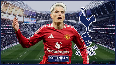 Tottenham make move to sign Alejandro Garnacho from Manchester United. (Credit - Imago)