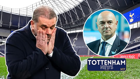 Ange Postecoglou is under pressure from Daniel Levy at Tottenham. Credit: Imago