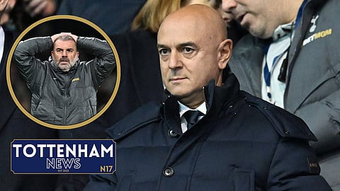 Tottenham owner Daniel Levy and manager Ange Postecoglou. (Credit: Imago)
