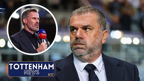 Jamie Carragher voices his views on Tottenham. (Credit: Sky Sports)