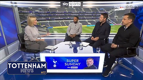 Jamie Redknapp shares his sack verdict on Tottenham boss Ange Postecoglou. (Credit: Sky Sports)