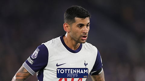 Tottenham defender Cristian Romero. (Credit: Imago)