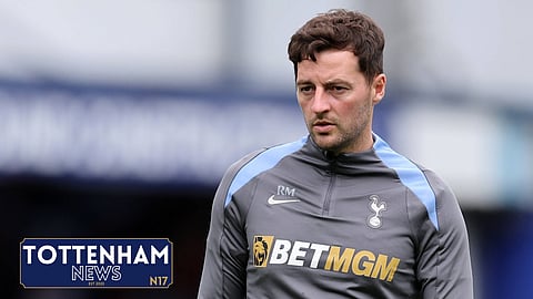 Tottenham coach Ryan Mason. (Credit: Imago)