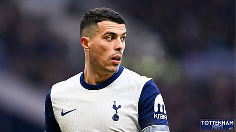 Pedro Porro scored as Spurs drew 1-1 with Frankfurt (Credit: Imago)