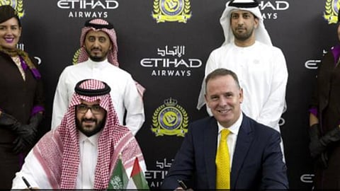 Etihad Airways and Al Nassr FC Announce Partnership