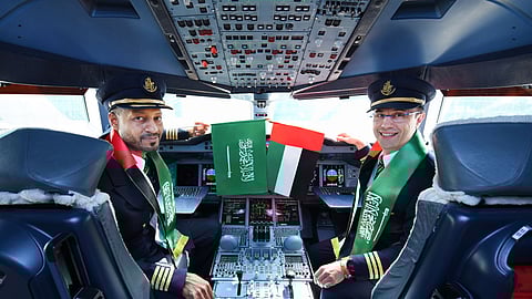 Emirates Lands in Saudi for National Day