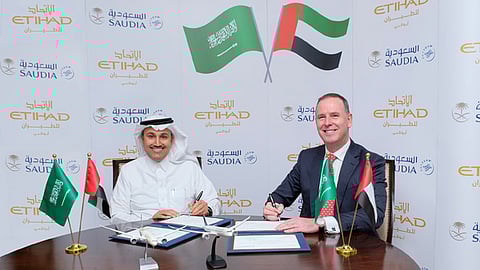 Saudia and Etihad Airways Announce Codeshare Partnership