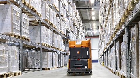 DSV Tests Robot in Pharma Warehouse