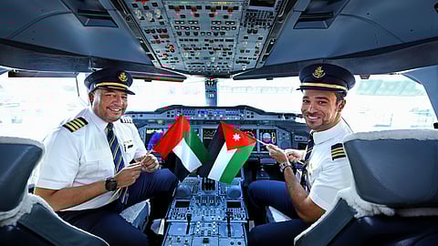 The Emirates A380 Ventures to Amman and Boston