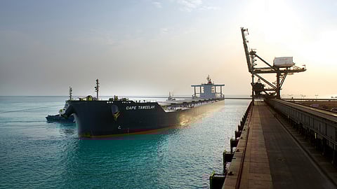 Khalifa Port Welcomes its Largest Ever Bulk Cargo Ship