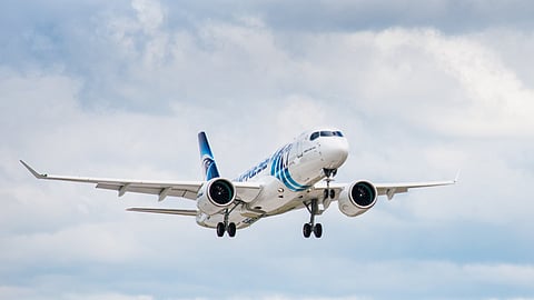 First EGYPTAIR A220-300 Makes Maiden Flight