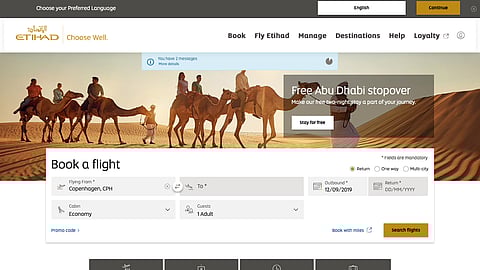 Etihad Airways Enhances Online Experience for Customers